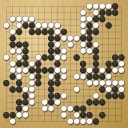 Board position at the end of game EGC 2012 - Round 6 - Game 1: Jun-Hyup Song vs Antti Tormanen