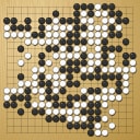 Board position at the end of game EGC 2013 - Round 1 - Game 2: Andrii Kravets vs Benjamin Papazoglou