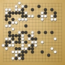 Board position at the end of game EGC 2013 - Round 3 - Game 1: Thomas Debarre vs Hui Fan