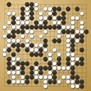Board position at the end of game EGC 2013 - Round 7 - Game 1: Ilja Shikshin vs Hui Fan