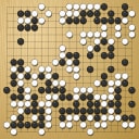 Board position at the end of game EGC 2014 - Round 1 - Game 2: Viktor Lin vs Alexandr Dinerstein