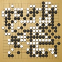 Board position at the end of game EGC 2014 - Round 3 - Game 2: Chi Min Oh vs Hui Fan