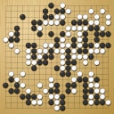 Board position at the end of game EGC 2014 - Round 3 - Game 1: Yulin Tong vs Young-Sam Kim