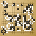 Board position at the end of game EGC 2014 - Round 4 - Game 2: Ilja Shikshin vs Chen Wang