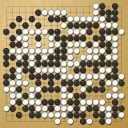 Board position at the end of game EGC 2014 - Round 5 - Game 3: Alexandr Dinerstein vs Chi Min Oh