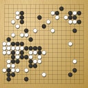 Board position at the end of game EGC 2014 - Round 9 - Game 1: Yulin Tong vs Nikola Mitic