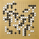 Board position at the end of game EGC 2015 - Round 1 - Game 1: Jan Simara vs Hui Fan