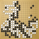 Board position at the end of game EGC 2015 - Round 4 - Game 2: Ilja Shikshin vs Dmitrij Surin