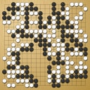Board position at the end of game EGC 2015 - Round 6 - Game 2: Ilja Shikshin vs Ali Jabarin
