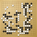 Board position at the end of game EGC 2015 - Round 7 - Game 1: Hui Fan vs Ali Jabarin