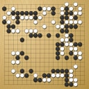 Board position at the end of game EGC 2017 - Round 3 - Game 5: Alexandr Dinerstein vs Johannes Obenaus