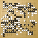 Board position at the end of game EGC 2017 - Round 6 - Game 1: Artem Kachanovskyi vs Ilja Shikshin