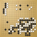 Board position at the end of game EGC 2019 - Round 5 - Game 1: Artem Kachanovskyi vs Vjacheslav Kajmin