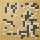 Board position at the end of game EGC 2023 - Round 1 - Game 1: Davide Bernardis vs Andrii Kravets