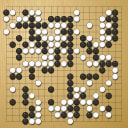Board position at the end of game EGC 2024 - Round 3 - Game 2: Lucas Neirynck vs Mateusz Surma