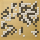 Board position at the end of game EGC 2024 - Round 5 - Game 3: Denis Dobranis vs Lucas Neirynck