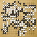 Board position at the end of game EGC 2026 - Round 4 - Game 1: Davide Bernardis vs Denis Dobranis