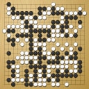 Board position at the end of game EPC 2020 - Round 4 - Game 2: Ali Jabarin vs Mateusz Surma