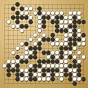 Board position at the end of game EPC 2024 - Round 1 - Game 3: Ali Jabarin vs Stanislaw Frejlak