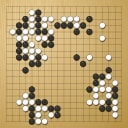 Board position at the end of game EPGC 2009 - Round 5 - Game 3: Rita Pocsai + Zoltan Fodi vs Adelina Sora + Cornel Burzo