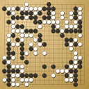 Board position at the end of game EPGC 2009 - Round 6 - Game 2: Jitka Bartova + Jan Hora vs Adelina Sora + Cornel Burzo