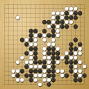 Board position at the end of game EPGC 2022 - Round 2 - Game 1: Pei Zhao + Lukas Kraemer vs Monique Berreby + Tanguy le Calve