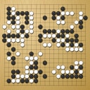 Board position at the end of game EPGC 2024 - Round 1 - Game 1: Manja Marz + Johannes Obenaus vs Ngoc-Trang Cao + Antoine Fenech