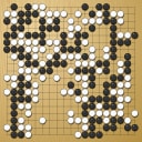 Board position at the end of game EPQ 2014 - Round 2 - Game 4: Thomas Debarre vs Cristian Pop