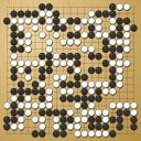 Board position at the end of game EPQ 2019 - Round 2 - Game 1: Tanguy Le Calve vs Stanislaw Frejlak