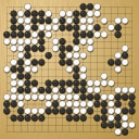 Board position at the end of game ESGC 2014 - Round 3 - Game 2: Johannes Obenaus vs Haohan Li