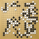 Board position at the end of game ESGC 2014 - Round 3 - Game 1: Viktor Ivanov vs Mihai Valentin Serban
