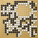 Board position at the end of game ESGC 2014 - Round 4 - Game 2: Johannes Obenaus vs Mihai Valentin Serban