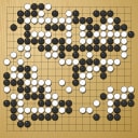 Board position at the end of game EWGC 2008 - Round 3 - Game 3: Ngoc-Trang Cao vs Suvi Leppanen