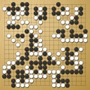 Board position at the end of game EWGC 2009 - Round 4 - Game 1: Anna Prokopova vs Rita Pocsai