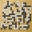 Board position at the end of game EWGC 2011 - Round 3 - Game 1: Ulrike Schmidt vs Rita Pocsai