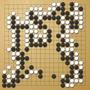 Board position at the end of game EWGC 2014 - Round 2 - Game 1: Ajgul Nureeva vs Natalia Kovaleva