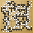 Board position at the end of game EWGC 2014 - Round 5 - Game 1: Dina Burdakova vs Ajgul Nureeva