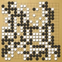 Board position at the end of game EWGC 2015 - Round 2 - Game 1: Laura Avram vs Natalia Kovaleva