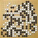 Board position at the end of game EWGC 2020 - Round 1 - Game 8: Virzhinia Shalneva vs Lova Waahlin