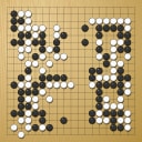 Board position at the end of game EWGC 2020 - Round 6 - Game 2: Dina Burdakova vs Isabel Donle