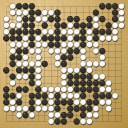 Board position at the end of game EWGC 2021 - Round 3 - Game 12: Elina Alagozova vs Ljubov Krajnova