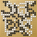 Board position at the end of game EWGC 2021 - Round 5 - Game 12: Aisanam Abdulaeva vs Julia Volovich