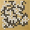Board position at the end of game EWGC 2021 - Round 6 - Game 7: Lisa Mayer vs Adriana Tomsu