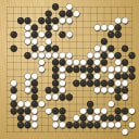 Board position at the end of game EWGC 2022 - Round 1 - Game 1: Rita Pocsai vs Maja Logar