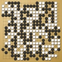 Board position at the end of game EWGC 2024 - Round 5 - Game 1: Rita Pocsai vs Ting Li