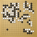 Board position at the end of game EWGC 2026 - Round 5 - Game 3: Jitka Bartova vs Ariane Ougier