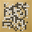 Board position at the end of game EYGC 2010 - Round 6 - Game 1: Mateusz Surma vs Jurij Mykhaljuk