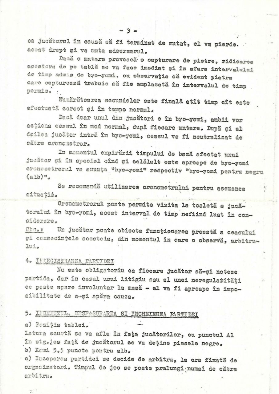 What A Set Of Go Rules From A National Championship In Europe Used To Look Like 31 Years Ago