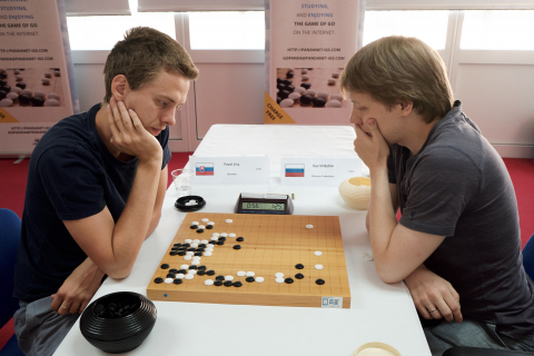 European Championship 2018 final game (Pavol vs Ilya): review using Golaxy