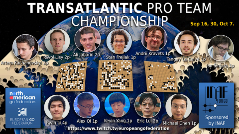 NAGF Team Wins Transatlantic Professional Go Team Championship